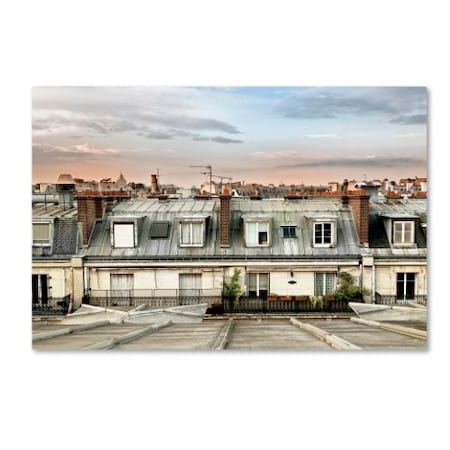 Philippe Hugonnard 'Paris Rooftops' Canvas Art,16x24